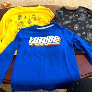 Boys long sleeve bundle of 3 all size 6
